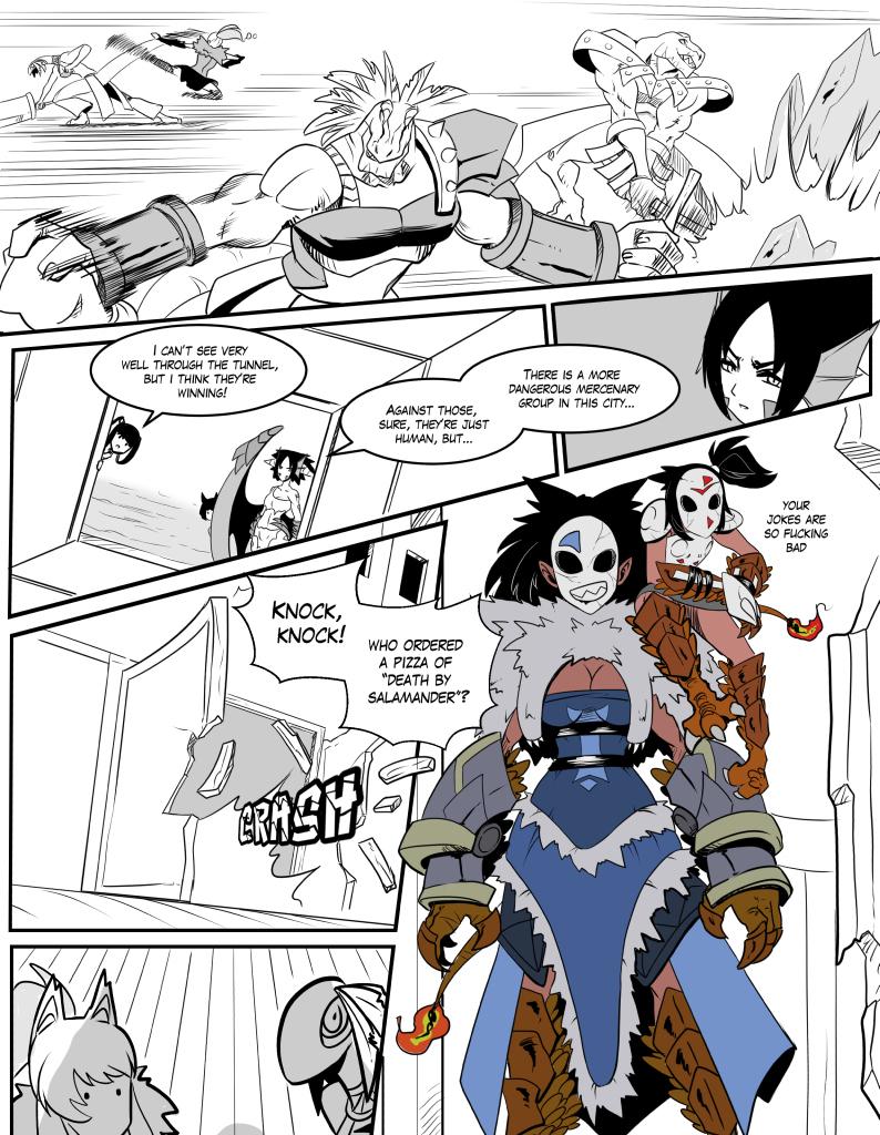 Monster girls on tour - Episode 286, Page 1: Page 286